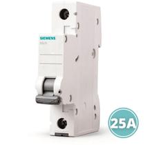 Disjuntor 5sl11257mb unipolar 1p curva c 25a siemens