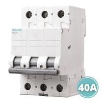 Disjuntor 5sl13407mb tripolar 3p curva c 40a siemens Disjuntor 5sl13407mb tripolar 3p curva c 40a siemens