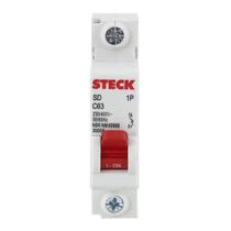Disjuntor 63A Unipolar - Steck Disjuntor 63A Unipolar - Steck