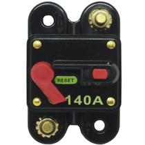 Disjuntor Automotivo 140A Proteção Som Bateria Fusível Resetável Liga Desliga Svart 0759