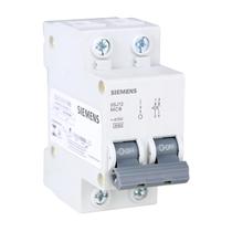 Disjuntor bifásico bipolar mini din curva c 5sj1 63a siemens