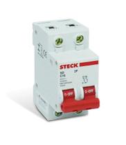 Disjuntor Bipolar 16 A Branco Din Steck Disjuntor Bipolar 16 A Branco Din Steck