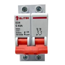 Disjuntor Bipolar 16A 20A 25A 32A 40A 50A 63A