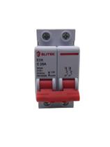 Disjuntor Bipolar 25A 2P curva C 4kA Elitek