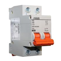 Disjuntor Bipolar 2X 2A Curva C Metaltex