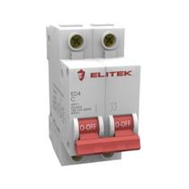 Disjuntor Bipolar 63A Curva C Din Elitek