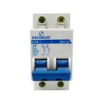 Disjuntor Bipolar Curva C Mini 10a 230 - 400 - Decorlux Disjuntor Bipolar Curva C Mini 10a 230 - 400 - Decorlux