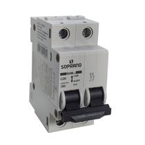 Disjuntor Bipolar Curva C Mini Din 2p 20a 3ka Soprano Disjuntor Bipolar Curva C Mini Din 2p 20a 3ka Soprano