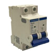 Disjuntor bipolar din mini 25a tdj3-2 c25 58012/107 - tramontina Disjuntor bipolar din mini 25a tdj3-2 c25 58012/107 - tramontina