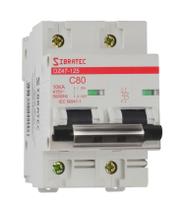 Disjuntor bipolar din (mini) bifásico 80a Disjuntor bipolar din (mini) bifásico 80a