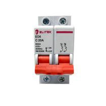 Disjuntor Bipolar Duplo 06a, 10a, 16a,20a, 25a, 32a,40a, 50a, 63a, 70a, 80a, 100a, 125a