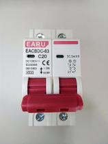 Disjuntor Bipolar para Corrente Contínua 1000 Volts - EARU