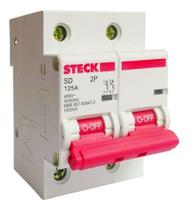 Disjuntor Bipolar Serie Sd2 125a 2p Curva c Steck Disjuntor Bipolar Serie Sd2 125a 2p Curva c Steck