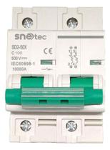 Disjuntor Bipolar Snetec 80A 100A 125A 2P 500V DC CC Disjuntor Bipolar Snetec 80A 100A 125A 2P 500V DC CC