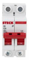 Disjuntor Bipolar Steck Sd C20 2p 400v- Excente Disjuntor Bipolar Steck Sd C20 2p 400v- Excente