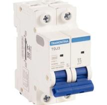 Disjuntor bipolar tramontina curva c 3ka 25a