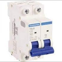 Disjuntor bipolar tramontina curva c 3ka 32a
