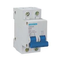 Disjuntor Branco 2 X 10A Tramontina - Altura 7,2cm Largura 3,6cm Comprimento 8cm