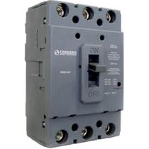 Disjuntor Caixa Moldada Dsjn3 600Vca Com Borne Linha Nema 250A - Soprano Disjuntor Caixa Moldada Dsjn3 600Vca Com Borne Linha Nema 250A - Soprano