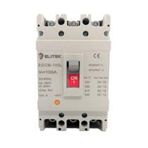 Disjuntor Caixa Moldada Trifásica Tripolar 100a 3p - Elitek