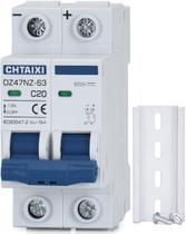 Disjuntor CHTAIXI DZ47NZ-63 2 Polos 600 V 20 A C20 Disjuntor CHTAIXI DZ47NZ-63 2 Polos 600 V 20 A C20
