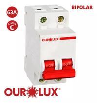 Disjuntor Curva C Bipolar 16A Ourolux