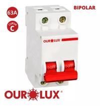 Disjuntor Curva C Bipolar 20A Ourolux