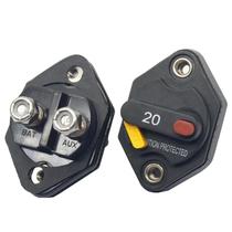 Disjuntor DC À Prova d'Água 12V-32V 10A-50A Com Fusível De Reinicialização Para Áudio Automotivo E Disjuntor DC À Prova d'Água 12V-32V 10A-50A Com Fusível De Reinicialização Para Áudio Automotivo E