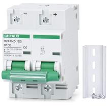 Disjuntor DC CHTAIXI DZ47NZ-125 100A 2P 12-110V Disjuntor DC CHTAIXI DZ47NZ-125 100A 2P 12-110V