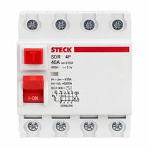 Disjuntor Diferencial DR 40A 30mA 4P Steck Disjuntor Diferencial DR 40A 30mA 4P Steck