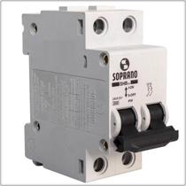 Disjuntor din bipolar 16a shb-gii 2 polos soprano