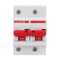 Disjuntor Din Sdd62c100 Curva C Bipolar 100a Steck Disjuntor Din Sdd62c100 Curva C Bipolar 100a Steck