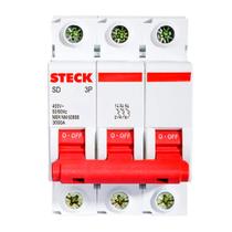 Disjuntor Din Tripolar 50a C 3ka 230v Sdd63c50a Steck