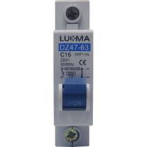 Disjuntor din unipolar 16amp lukma 34003