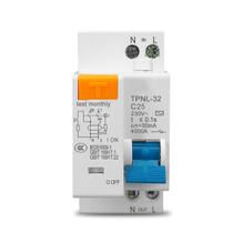 Disjuntor DR Bipolar 110V 220V 36mm 25A 30mA