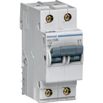 Disjuntor Eletromar Din Iec 2 Polos 32A Curva C JW232E - Mectronic Disjuntor Eletromar Din Iec 2 Polos 32A Curva C JW232E - Mectronic