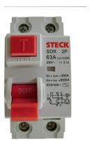 Disjuntor Fuga 2 Polos Sdr 63a 30ma Steck