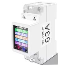 Disjuntor Inteligente Wi-Fi Tuya, Medidor de Energia, Compativel Com Smart Life, 63A- Atorch