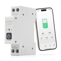 Disjuntor Inteligente Wifi 1-63A Corrente Ajustável Medidor
