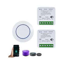 Disjuntor Inteligente WiFi Controle Por Voz App Tuya Interruptor Remoto Sem Fio RF433 Alexa Google