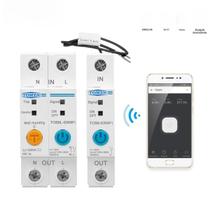 Disjuntor Inteligente WiFi Para Casa Com Temporizador E Monitoramento De Energia 63A Ewelink TOMZN