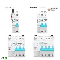 Disjuntor Inteligente WiFi TUYA MCB Com Controle Remoto, Temporizador E Interruptor De Reclose Sem