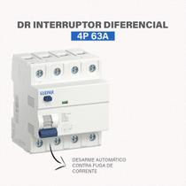 Disjuntor Interruptor Dr Diferencial Residual 4p 63a 30ma Guepar