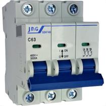 Disjuntor Jng ''Din'' Tripolar 12107 - 63A. C Disjuntor Jng ''Din'' Tripolar 12107 - 63A. C
