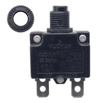 Disjuntor KQEC Série 88 12A 125/250VAC com Rearme por Botão