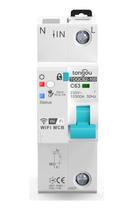 Disjuntor Mcb Wifi Medidor 1 Polo 63a Tuya Smart Life Alexa