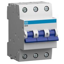 Disjuntor MDW-C16-3 WEG Curva C 16a Tripolar