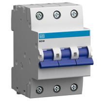 Disjuntor MDW-C50-3 WEG Curva C 50a Tripolar