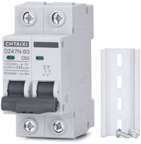 Disjuntor miniatura CHTAIXI DZ47N-63 50A 120V/240V 2P Disjuntor miniatura CHTAIXI DZ47N-63 50A 120V/240V 2P