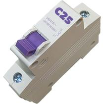 Disjuntor Mono Unipolar Mini Din Curva C para 1 Fase de 25a